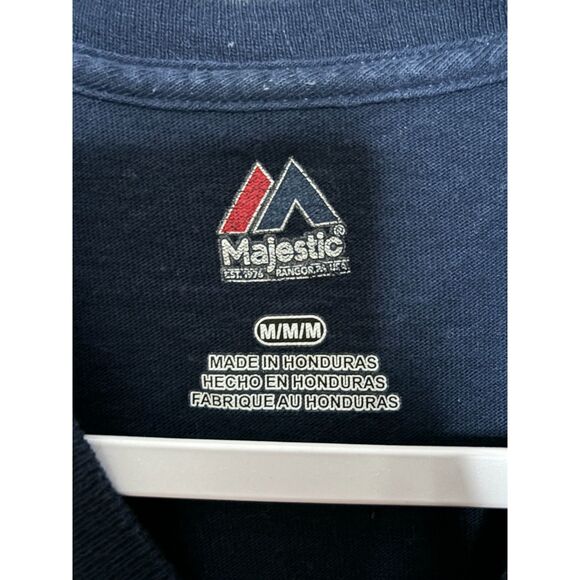 MAJESTIC ATLANTA BRAVES COTTON CREWNECK EVERYDAY WEAR BRAVES FAN T-SHIRT MEDIUM - Picture 3 of 3